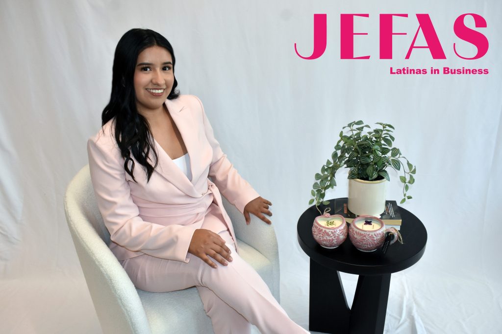 Helen Saldana, owner of Helen's Scents. Photo by Tar Macias, JEFAS Magazine